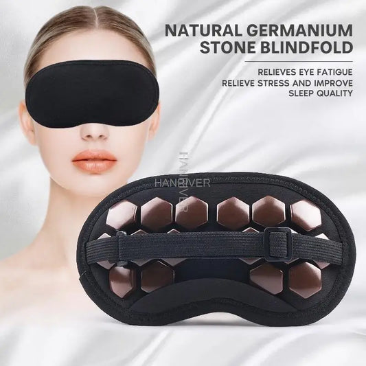 Germanium Stone Eye Mask Health Care Eye Mask Blackout Sleep Eye Mask Multifunctional Eye Mask Unisex