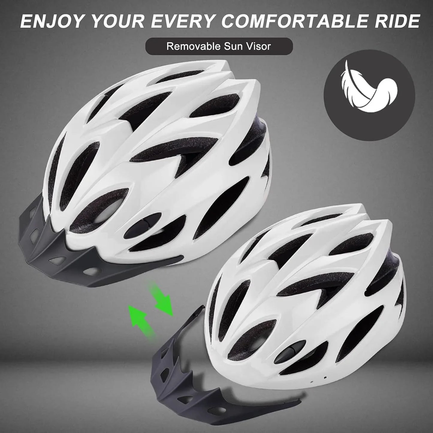 NEW 4 Colors Cycling Bike Helmet Comfort Lining Lightweight Hollow Men Women Adjustable Riding Safety Head Protection Bike Bicycle MTB Helmet Cycling Accessories Sports Supplies