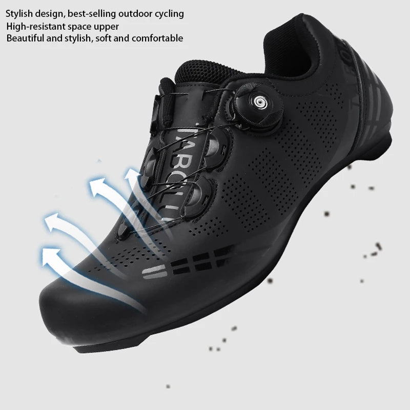 Cycling Shoes Road Bike Men Racing Contest Self-Locking Speed Bicycle Sneakers Women Speed Cleats Cycling Footwear