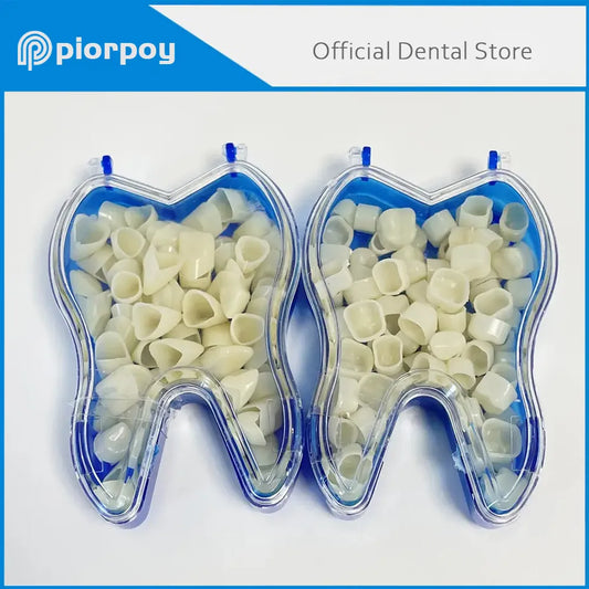 50 Pcs/Box Dental Temporary Crown Kit Anterior Front Molar Posterior Teeth Veneers Dentistry Tooth Whitening Tools