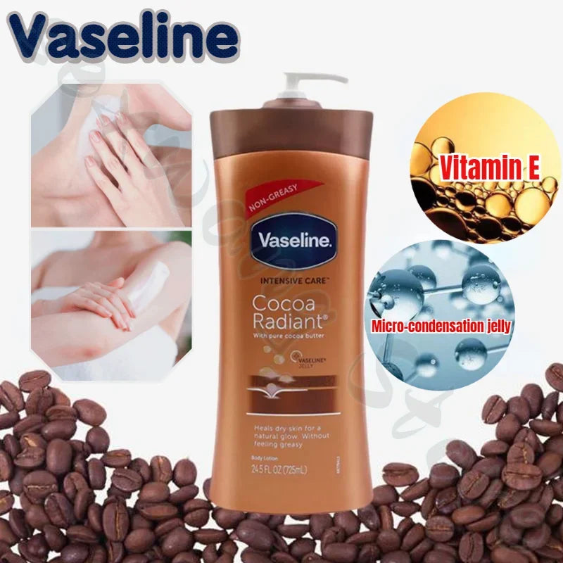 725ml Korean Cocoa Vaseline Deep Moisturizing Repair Smoothing Brightening Skin Moisturizing Vaseline Cocoa Body Lotion Korean Cosmetic Supplies Skin Care Products