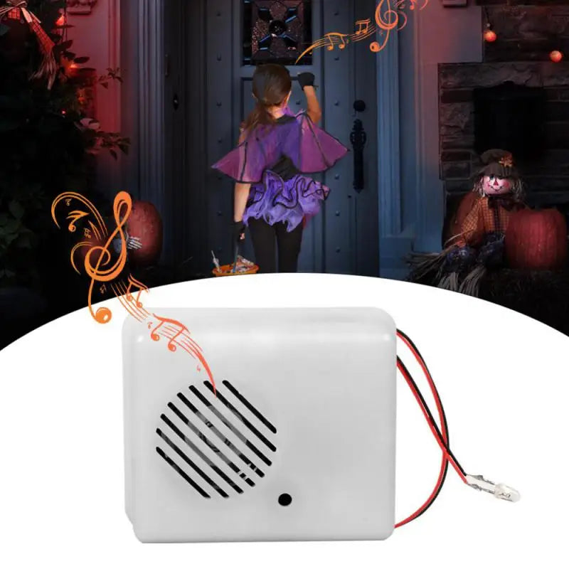 Halloween Sound Props Noise Makers Sound Sensor Scream Speaker Props Scary Sound Sensor For Halloween Haunted House Party Decor
