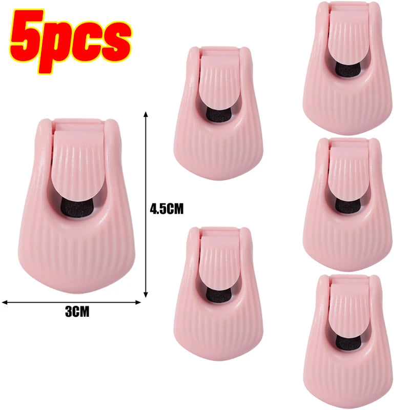 10-20 PCS Set Fishing Rod Holder Fixer Clip on Fishing Pole Holder Compact Design Fishing Rod Fixer Fish Rod Holder Storage Accessories