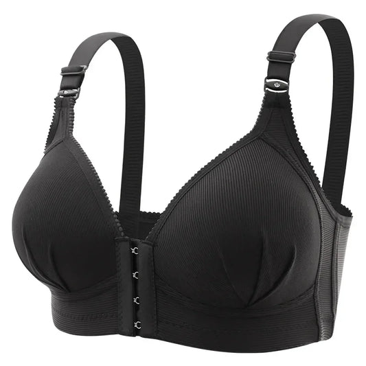 New Arrivals 5 Colors Front Button Breastfeeding Bra without Steel Ring Thin Size Comfortable and Traceless Pregnant Women's Bra