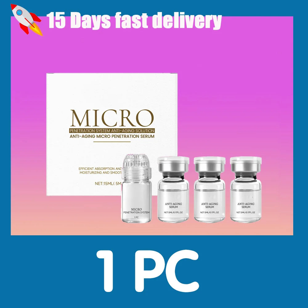 Buy 5 Get 5 Free Collagen Anti-Wrinkle Essence Hydrating Firming Pore-Cleaning Anti-Aging Essence Set Women Skin Care Sets Korean Beauty Products