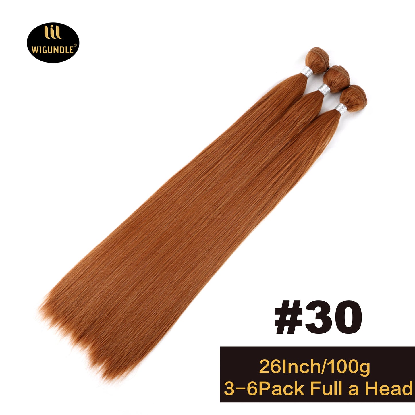 4 PCS Set 9 Colors Bone Straight Hair Bundles Salon Natural Hair Extensions Fake Fibers Super Long Synthetic Yaki Straight Hair Weaving Full to End