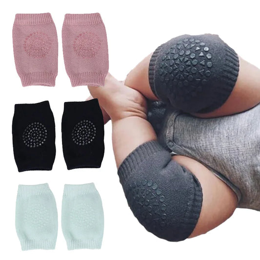NEW Arrivals Soft Mesh Terry Baby Leg Cotton Warmers Toddler Kids Kneepad Protector Non-Slip Dispensing Safety Crawling Well Knee Pads For Babies Child