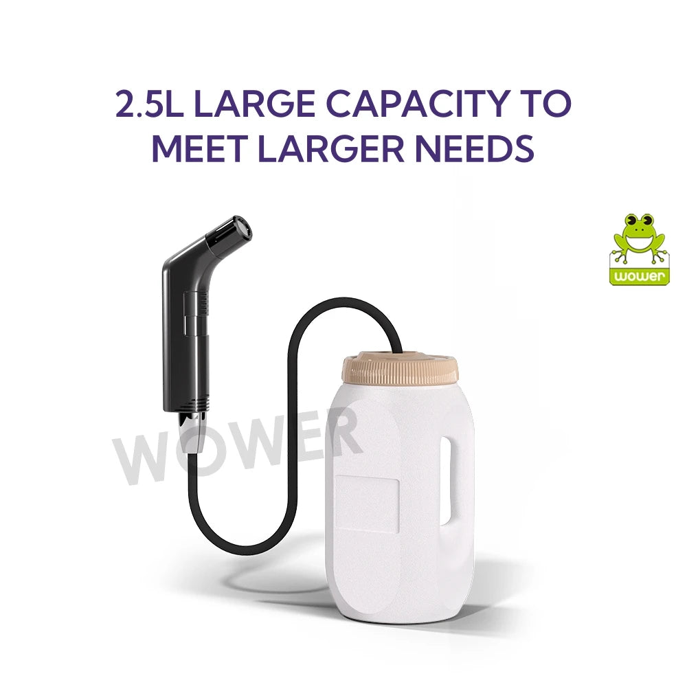 NEW 2.5L Portable Electric Bidet Rechargeable Hand Bidet Butt Sprayer for Personal Hygiene Cleaning Travel Camping Bidet Outdoor Travel Camping Cleaning Supplies