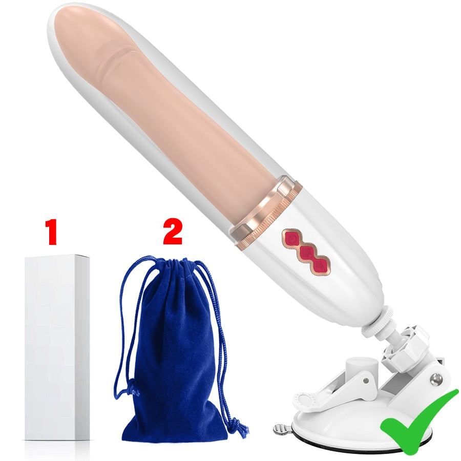 High Speed Telescopic Dildo Vibrator for Women Strong Suction Cup G Spot Vaginal massage Female Masturbation Sex Toys for Woman