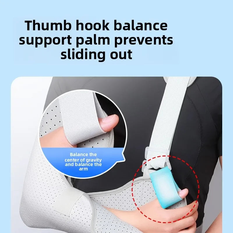 3 Size Forearm Sling Fracture Arm Fixation Brace Elbow Injury Postoperative with Elbow Joint Protector Wrist Elbow Forearm Support Health Care Accessories