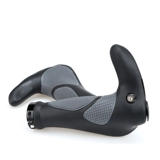 NEW Bicycle 14FB  Grip Handlebar End Cap Aluminum Alloy Lock Mountain Handle Bar Grip Bike Anti-Skid Rubber Bicycle Skid-Proof Grips