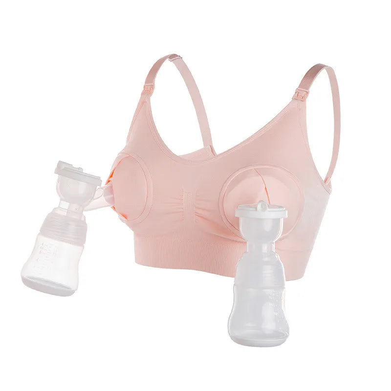 NEW Arrivals Maternity Bra Cotton Bra for Nursing Push Up Hands Free Breast Pump Maternity Breast Feeding Bra Women Underwear Clothing