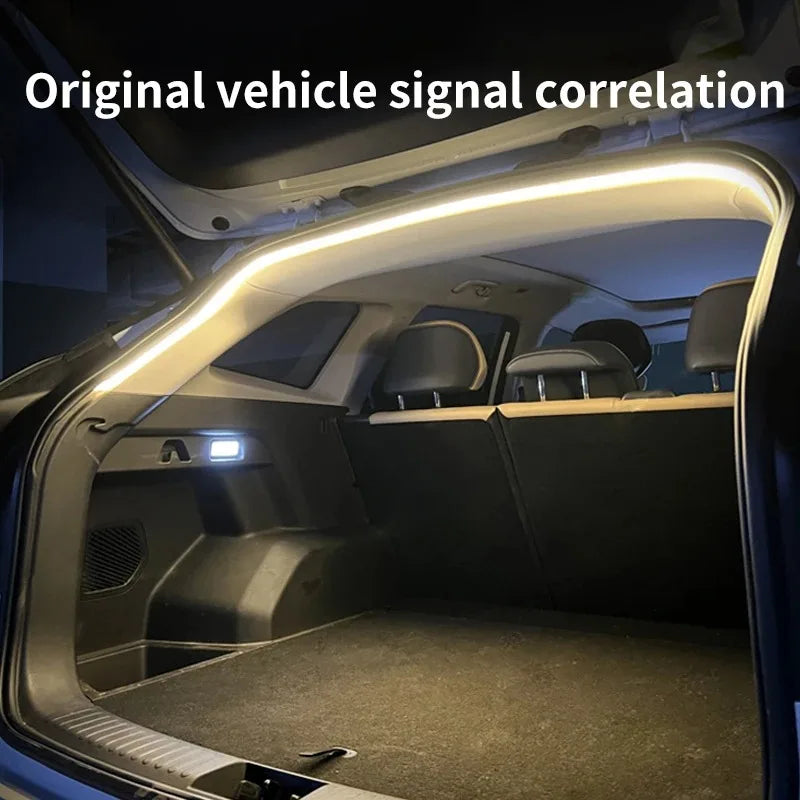 2-4M Car Trunk Sensor Lights, Automatic Induction Lights, LED Lights with Tailgate Lights, Car Reading lights, and Interior Lights