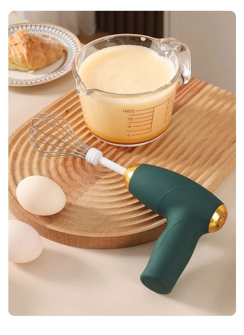 Electric Mixer, Milk Frother, Handheld Egg Beater, Portable Beverage Coffee Machine, Cake Cream Machine, Kitchen Batter Mixer Household Cooking Accessories Home Appliances