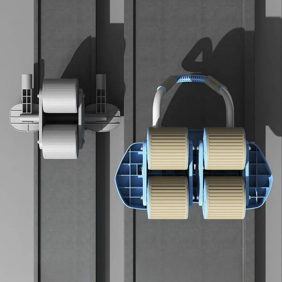 NEW Arrivals Home Gym Automatic-Rebound Belly Roller Elbow Support Abdominal Wheel Belly Digital Display Roller Plank Support Lean AB Training Wheel ABS Sports Supplies