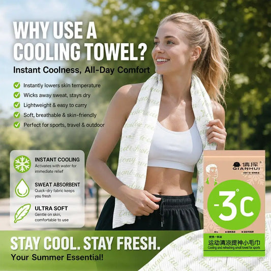 Summer Ice Towels, Cool Wet Wipes Cool and Refreshing Sweat Wicking, Training Wet Outdoor Travel Beach Camping Sports Activities Running Hiking Cycling Summer Cooling Accessories