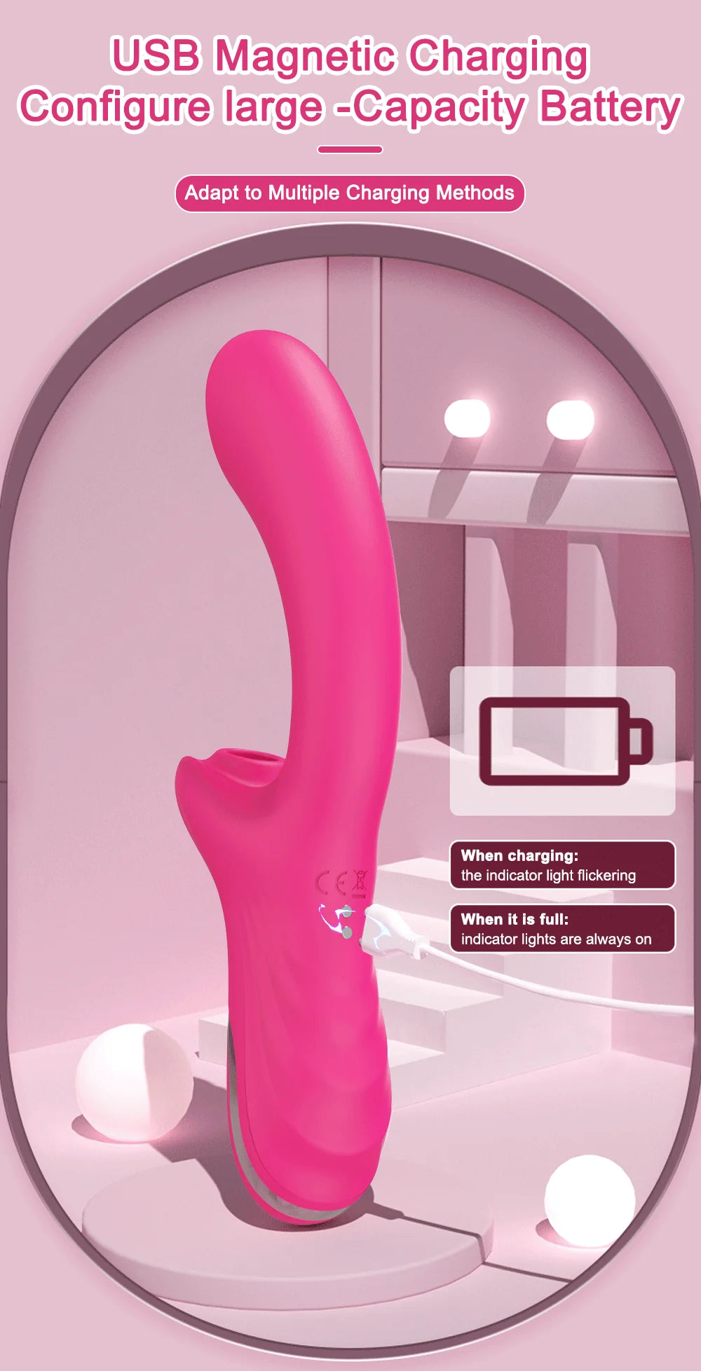 Sucking Vibrator for Women Powerful Vacuum Sucker Clitoris Massager Dildo Vagin Stimulator Masturbation Sex Toys Adults Goods