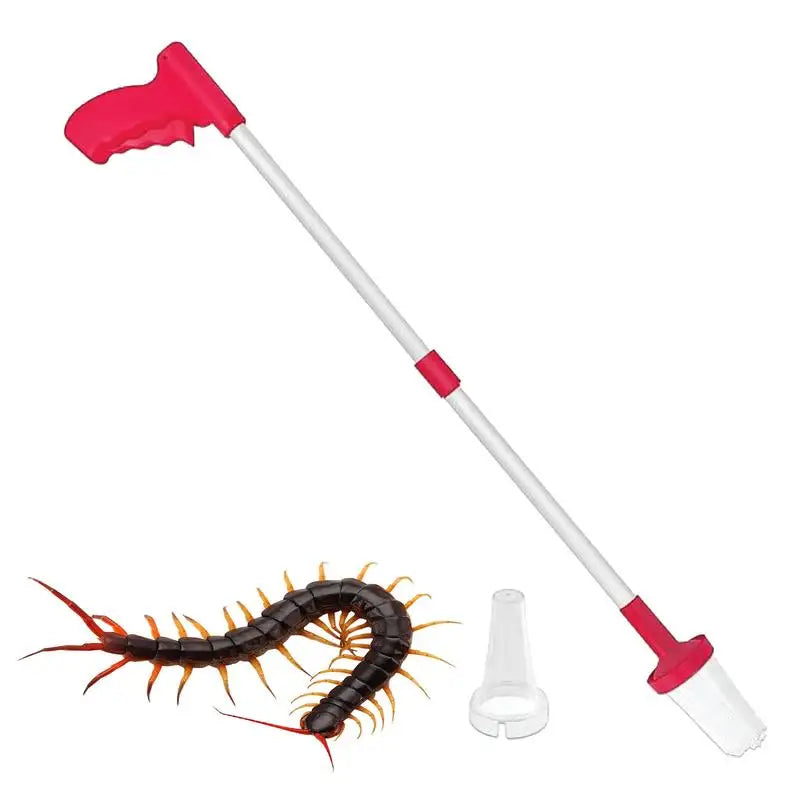 NEW Extra Long Spider Cockroaches Grabber Folding Handheld Fly Catcher Spider Catcher Traps Long Handle Cockroach Grabber For Kitchen  Garden Camping Home Outdoor Cleaning Accessories