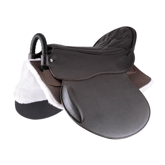 British Style Horse Equestrian Saddle for Horse Riding, Equestrian Equipment, The Seat on which a knight Rides