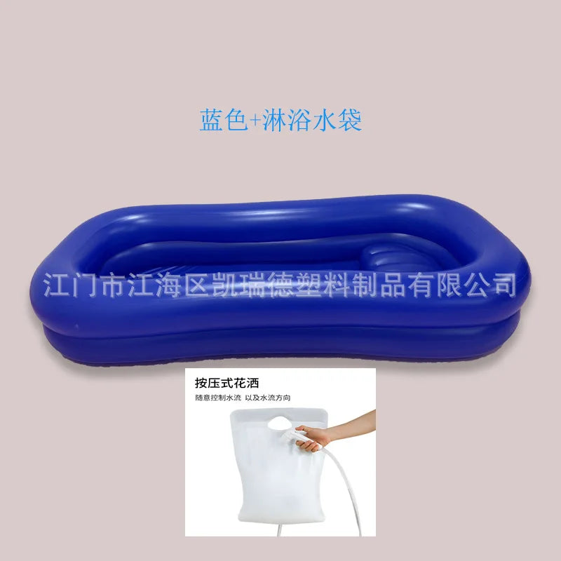 NEW Arrivals for Elderly Disabled People Foldable PVC Bed Bathing Pool Comfortable Bathing Bed Care Grooming Bath Tub Cleaning Tools Health Care Accessories Supplies