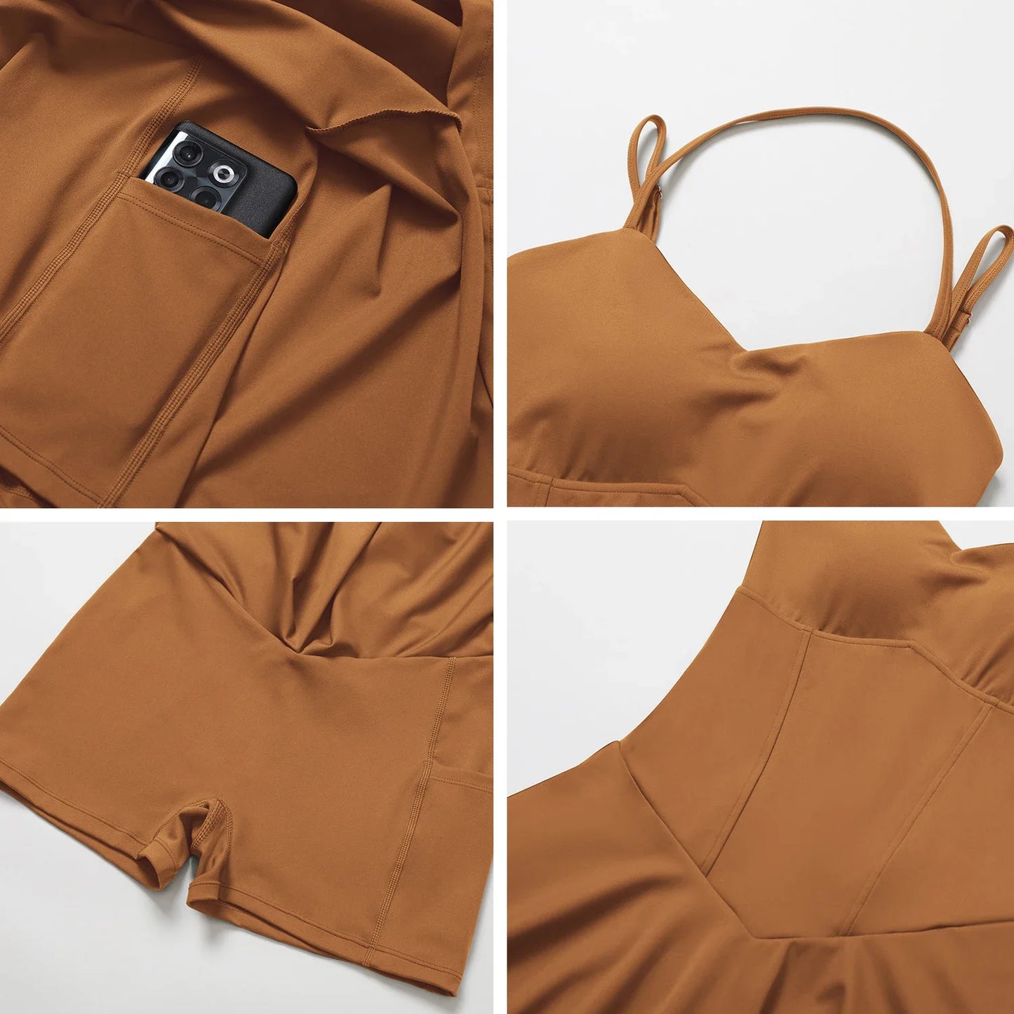 New S-50Kg- XL-80Kg 5 Colors Women Sleeveless Tennis Dresses Fitness Gym Clothes Yoga Jumpsuit Tracksuit Set running Sports Skorts Suspender Slip dress