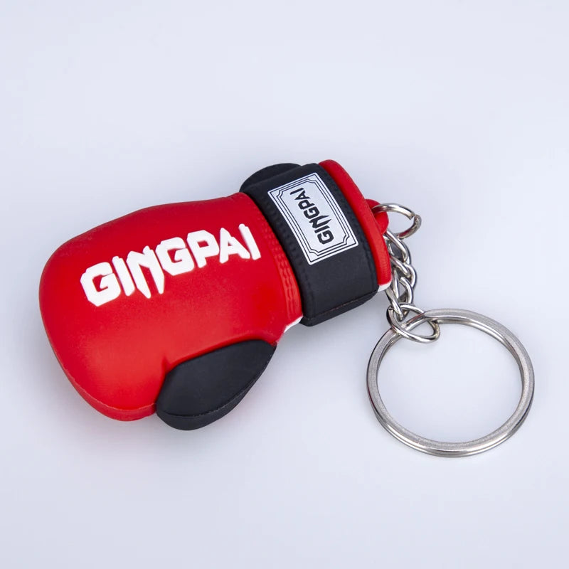 For Boxing Lovers Boxing PU Leather Gloves Keys Holder Punch Sandbag Pendant Muay Thai Kicking MMA Glove Taekwondo Targets Key Ring Kids/Adults Gloves Ornaments