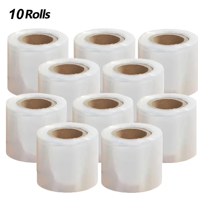 10 Rolls Set Tattoo Eyebrow Microblading Preservative Film Plastic Wrap 42mm*200m Tattoo Accessory Semi Permanent Make Up Supplies
