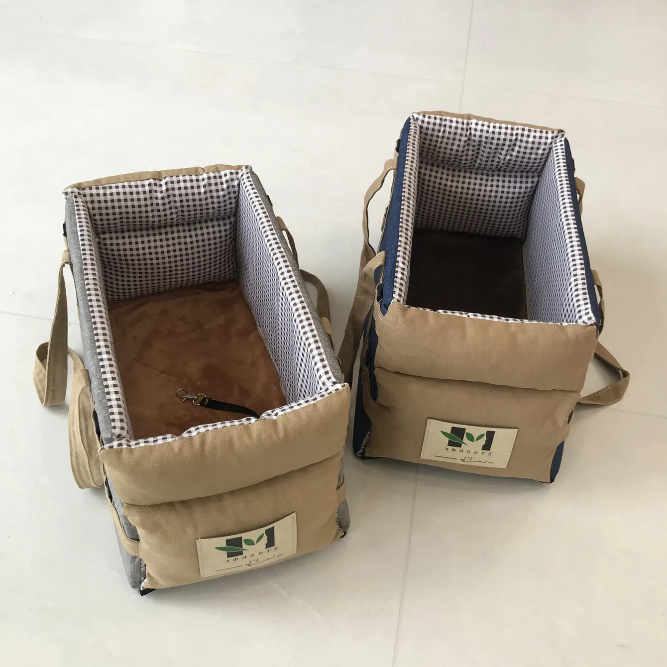Dog Car Seat Pet Supplies - Travel Bags for Dogs Cats Portable Console Dog Car Seat Washable Dog Cat Booster Seat on Car Armrest