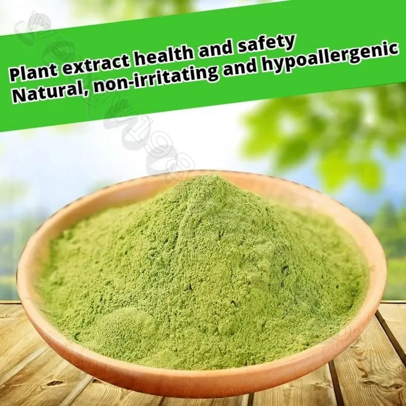 1000g  Natural Pure from Uzbekistan Grass Powder  Hair Coloring Nourishes Hair Roots, Hairline, Thick Eyebrows, Beard Growth Women Men Hair Care Supplies