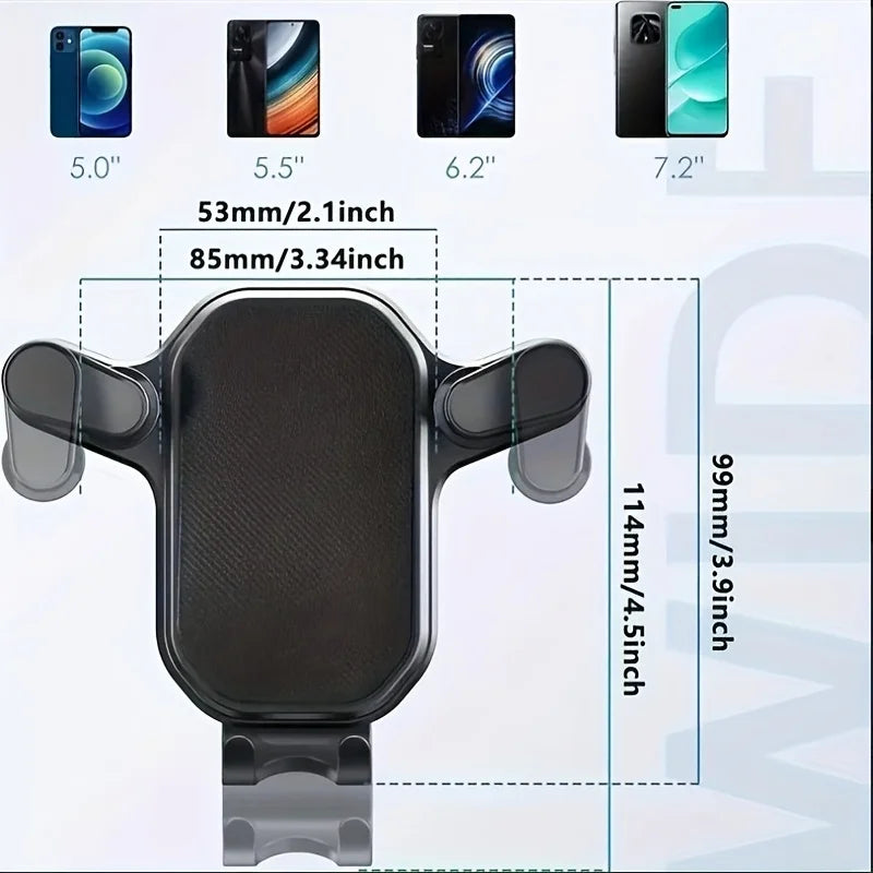 NEW Arrivals Car Phone Holder Car Air Vent Clip Mount Mobile Cell Stand Smartphone GPS Support For 4.7-6.7 Inch Mobile Devices