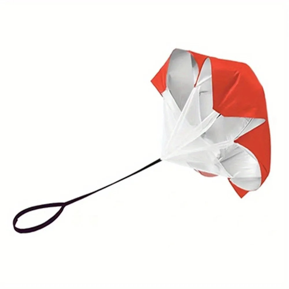 4 Colors Outdoor Running With Carry Bag Wind Resistance Parachute Strength Training Force Speed Training Parachute Drag Parachute Running Training Women Men Sports Supplies