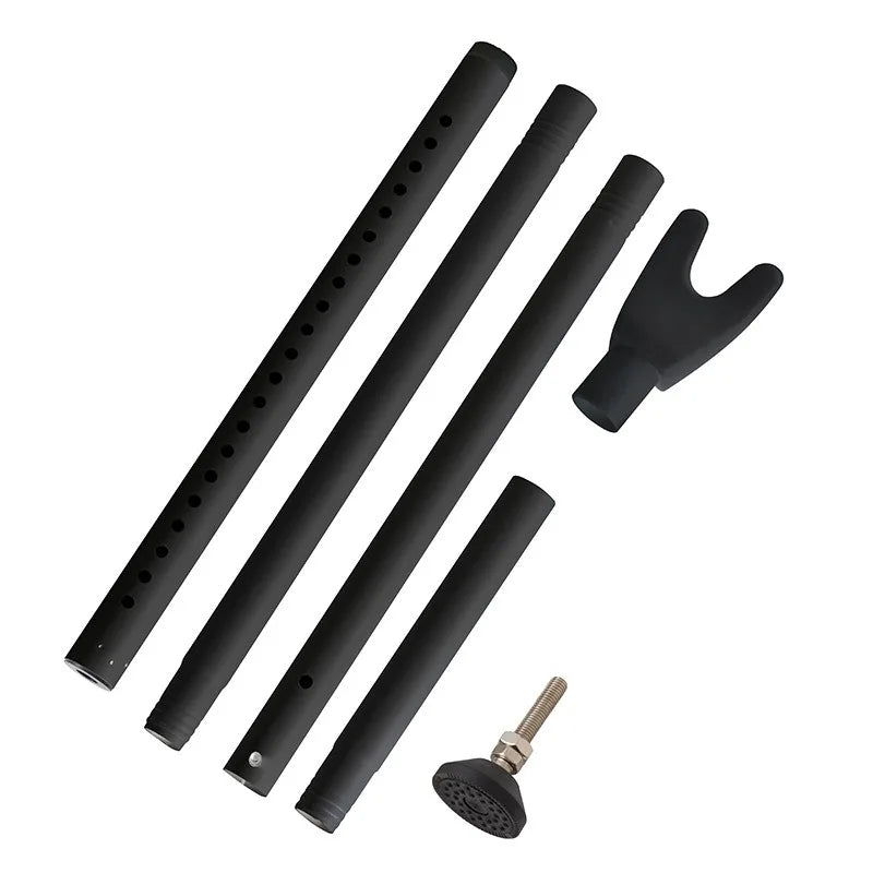 NEW Arrivals Sliding Door Stopper Jammer and Telescoping Security Bar 19-52 Inch Adjustable Length 400 LBS Force Anti-Slip Base for Home Office Hotel Security Supplies