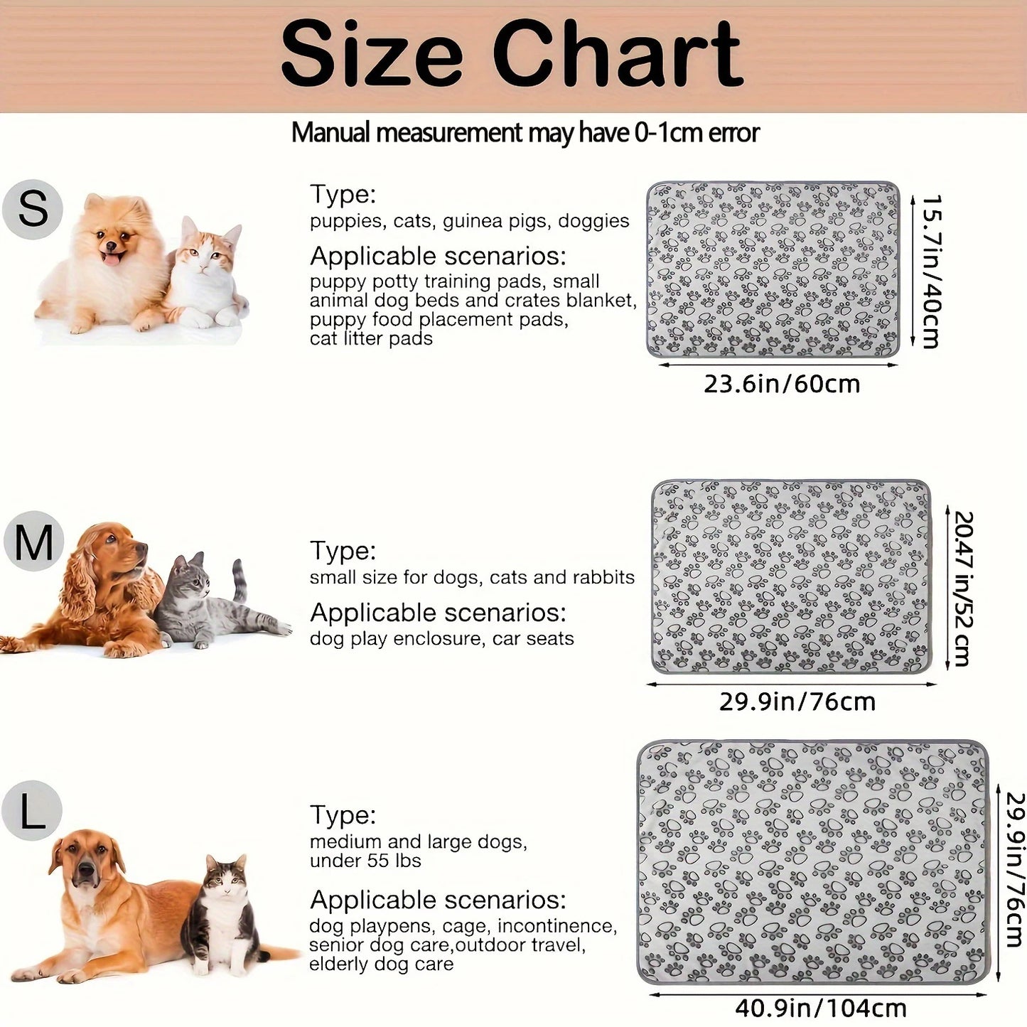 76cm x 104cm Soft Fluffy High Quality Pet Blanket Cute Cartoon Pattern Pet Mat Warm and Comfortable Blanket for Cat Dogs
