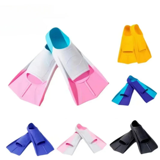 NEW Children's XXXS(24-26) Adults 2XL(45-47) Size 5 Colors Flipper Swimming Diving Flipper Adult Split Flipper Male and Female Swimming Frog Shoes Scuba Water Shoes Diving Flippers