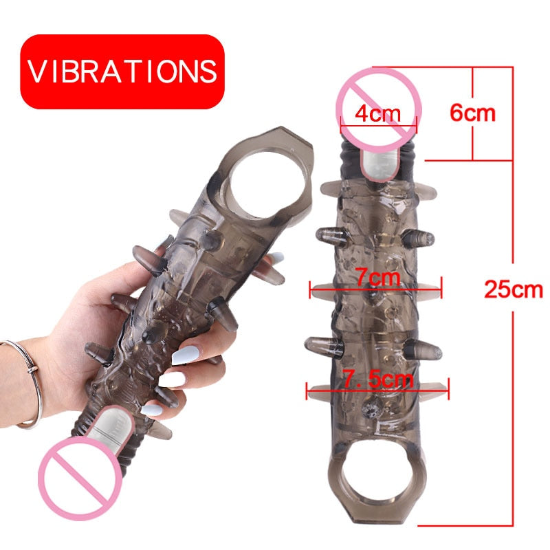 Penis Extender Sex tooys for Man Vibrator Sex Toys 18 Segurears Erection Ring for Men Men's Special Condom Cock Sleeve for Penis