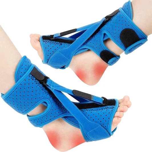 5 Colors Adjustable Night Splint For Plantar Fasciitis Pain Relief Soft Foot Drop Brace Sleeping Achilles Tendon Stretcher Boot Nighttime Orthopedic Brace Health Care Accessories