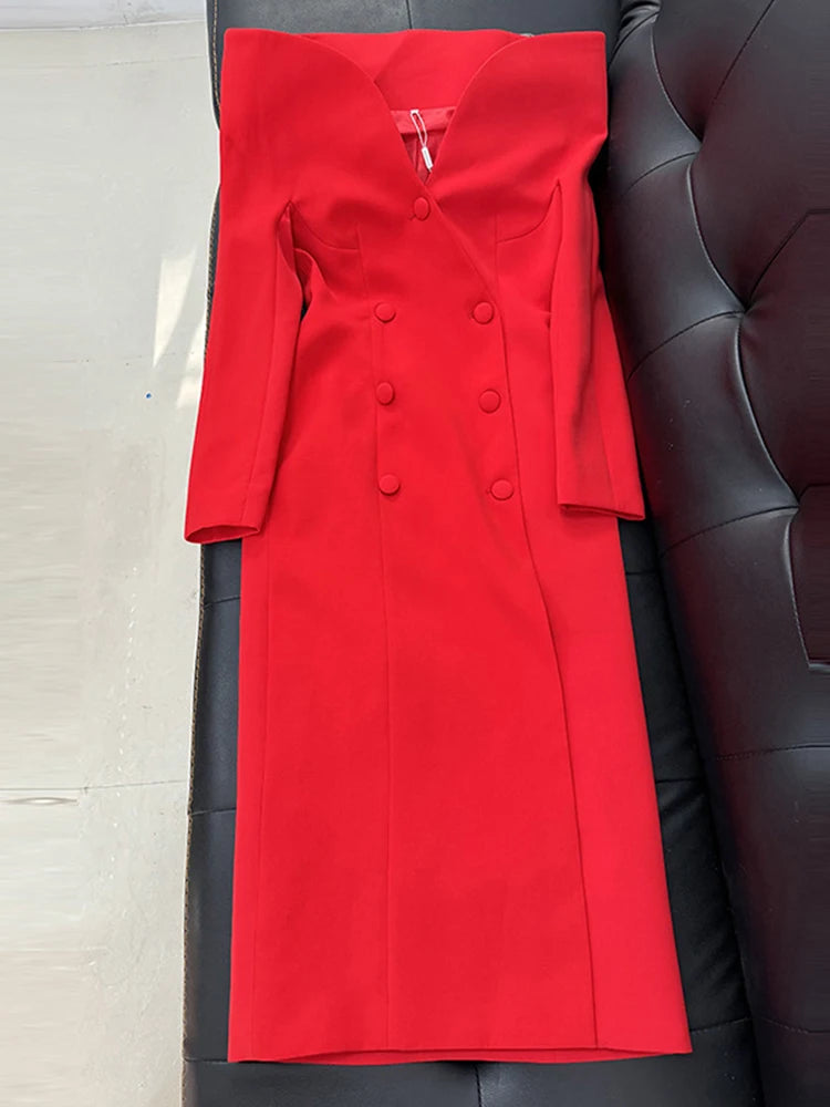 Low-Price Sales are Limited NEW S-2XL Women's Designer Trench Formal Coat Personalized Stand Up Collar Slimming Long Windbreaker Autumn Winter 1A110 Wedding Birthday Party Night Club Business Dinner Ladies Luxury Fashion Clot