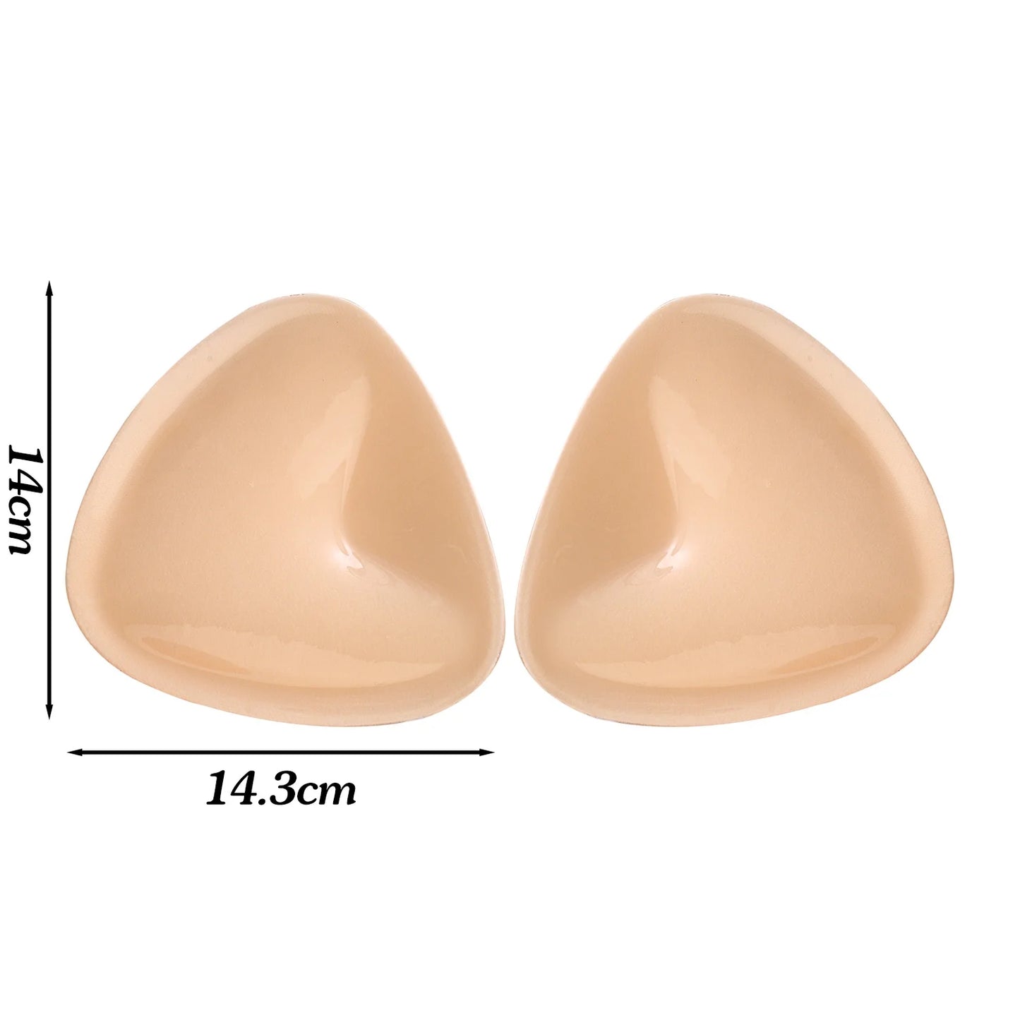 Thicken Chest Push Up Sticky Bra Double Sided Women Swimsuit Bikini Removeable Silicone Self-adhesive Cup Enhancer Chest Pad