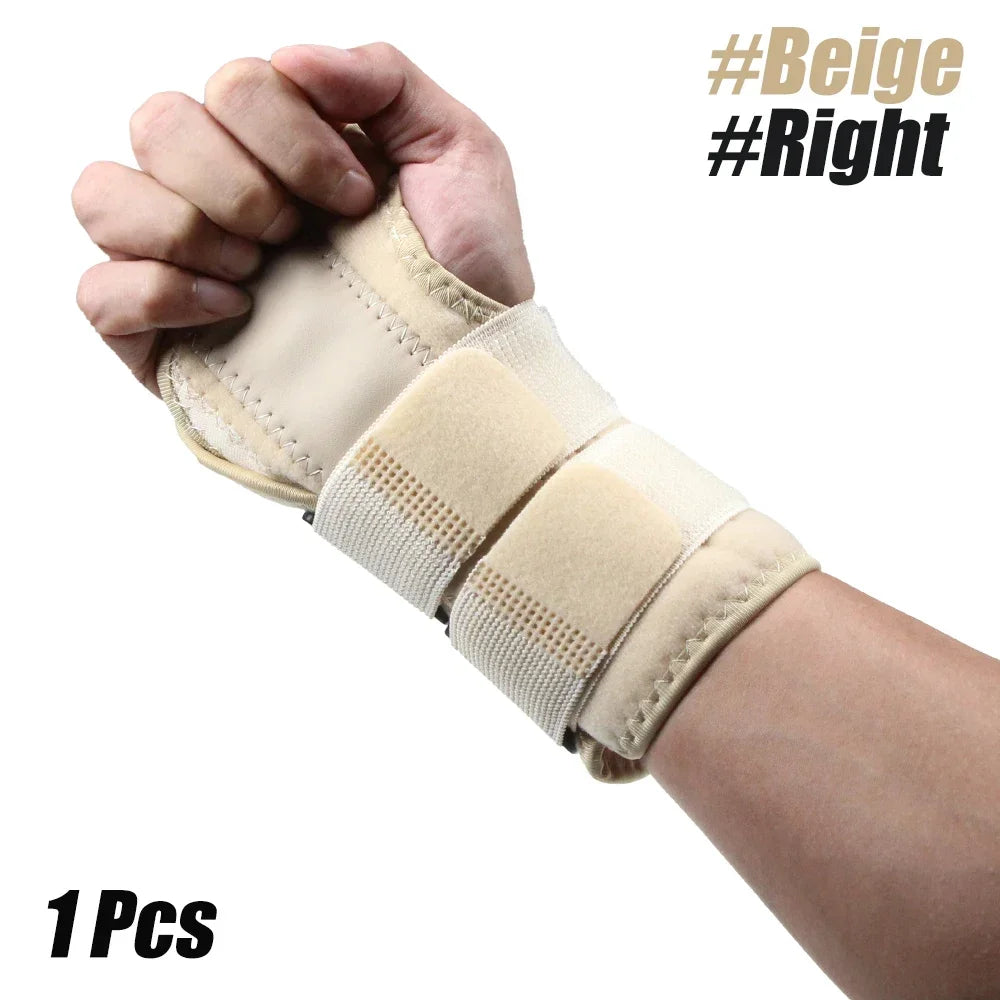 Carpel Tunnel Wrist Orthopedic Brace Splint Women Men Stabilizing Corrector Brace Hand Support Sprain Tendonitis Arthritis Wrist Brace Night Immobilizer Medical Orthopedic Accessories