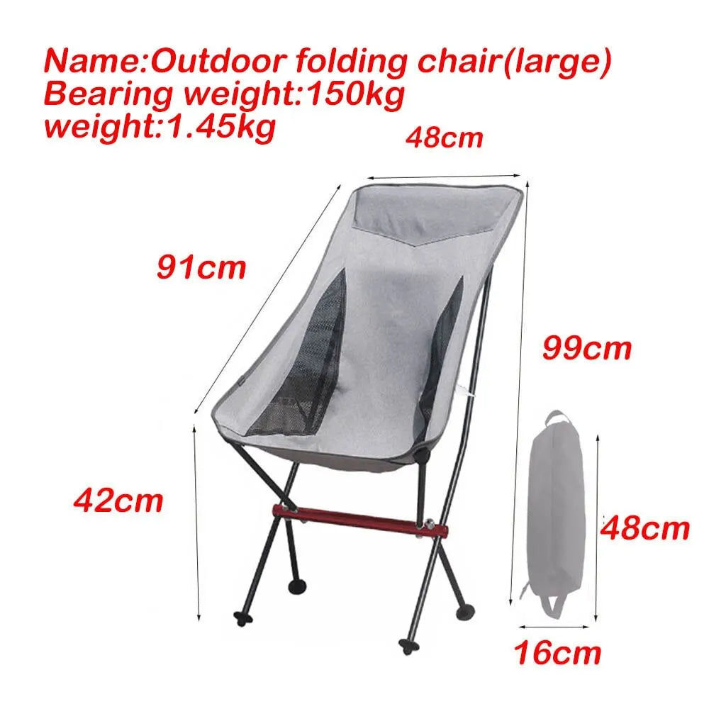 Camping Fishing Folding Chair Longue Chair for Relaxing Tourist Beach Chaise Foldable Leisure Travel Furniture Picnic