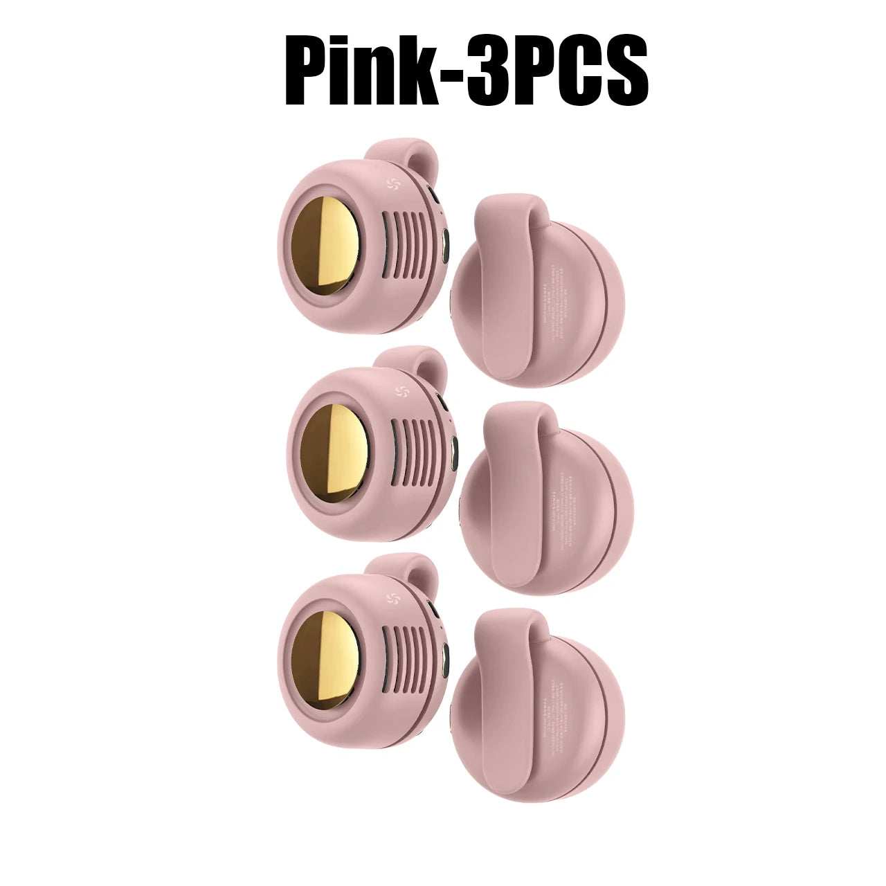 1/3/5/10 PCS Set Portable Mini Fan USB Rechargeable Clip on Anywhere Fan Bladeless Handheld Waist Clip Small Personal Cooling Fan for Travel Outdoor Running Hiking Sport Activities
