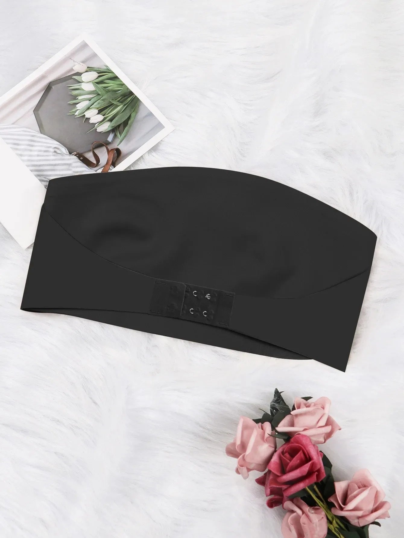 NEW Arrivals 3 Colors Sexy Seamless Front Buckle Strapless Bra Thin Non Slip Gathered Wrap Chest Beautiful Back Underwear Women's Lingerie