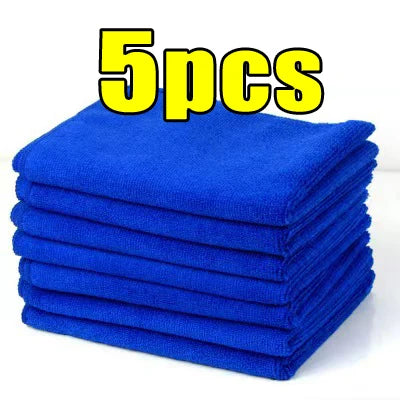 NEW 10/50PCS Set Microfiber Cleaning Cloths Lint Free Microfiber Cleaning Towel Cloths Reusable Cleaning Towels Super Absorbent for Car Window Kitchen Bathroom Cleaning Accessories