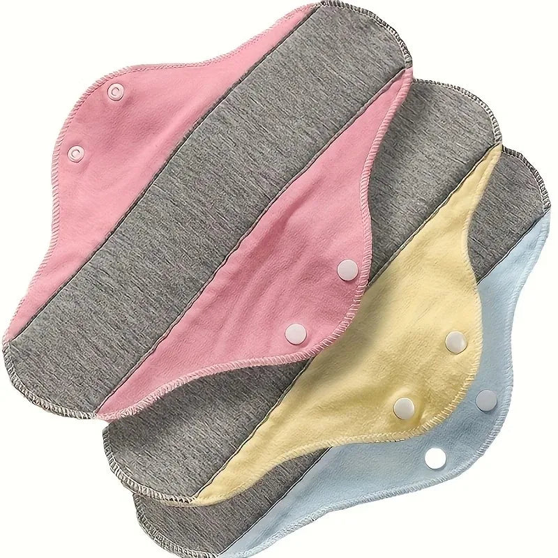 4 PCS Set Washable Incontinence & Sanitary Pads, Leak-Proof Waterproof Graphene Aseptic Technology for Women Period & Elderly Health Care Sets Hygiene Supplies
