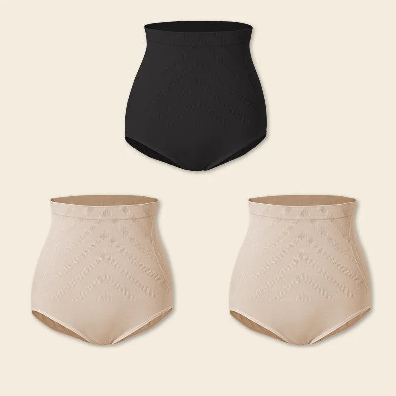 3 PCS Set Slimming High Waist Tummy Control Panties Women Briefs Panty Shaper Slimming Underwear Butt Lifter Belly Body Shapewear