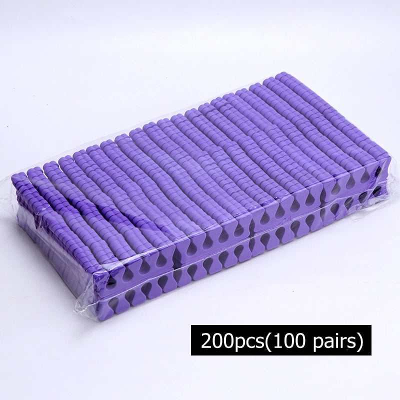 NEW Arrivals 200/400PCS Set Nail Art Toes Separators Soft Sponge Fingers Foot Gel UV Polish Coating Painting Manicure Pedicure Tools Foam Women Cosmetic Accessories Manicure Pedicure Supplies