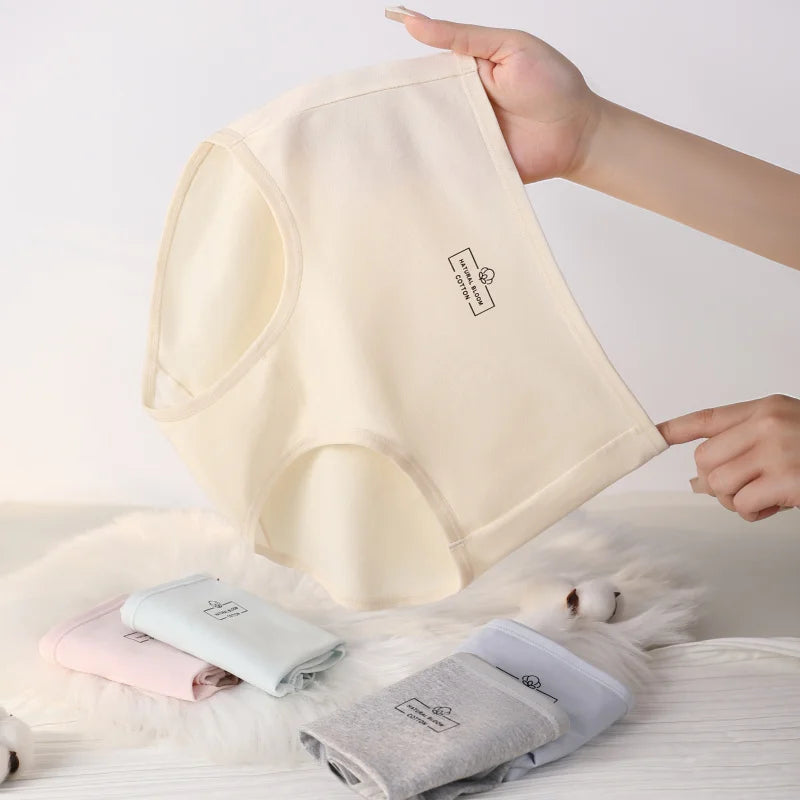 NEW Arrivals 3PCS Set Triangular Panties High Waist Sexy Underwear Briefs Underwear Woman Cotton Lingerie Buttocks Lifter Tummy Control Women Female Seamless Briefs