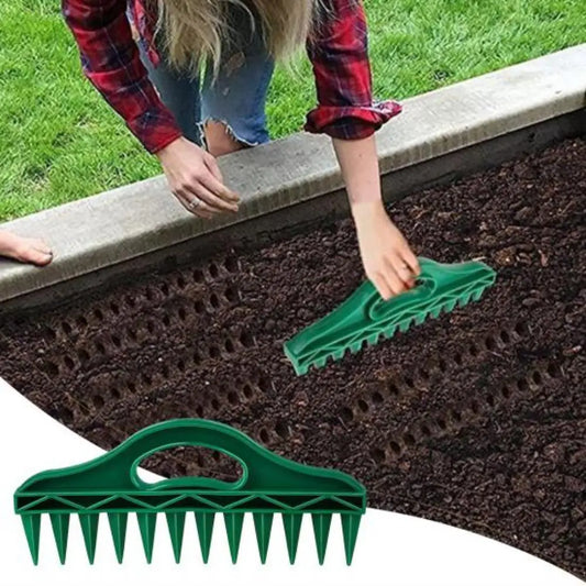 Home Garden Seeds Spreader Seed in Gardening  Manual Soil  Portable Seeds Spacer Soil Puncher for Planting Seeds Soil Loosening Gardening Accessories