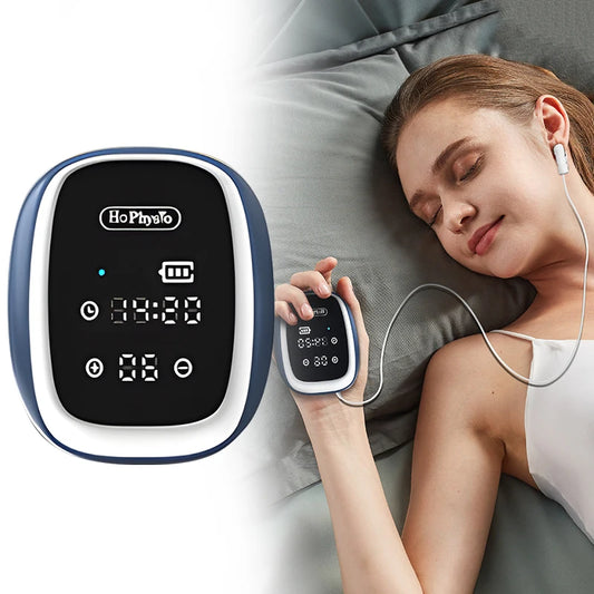 Effective Sleeping Aid Instrument Insomnia Device CES Therapy Sleep Helper EMS Anxiety Pressure Depress Relief Migraine Hypnosis Device Women Men Elderly Health Care Supplies