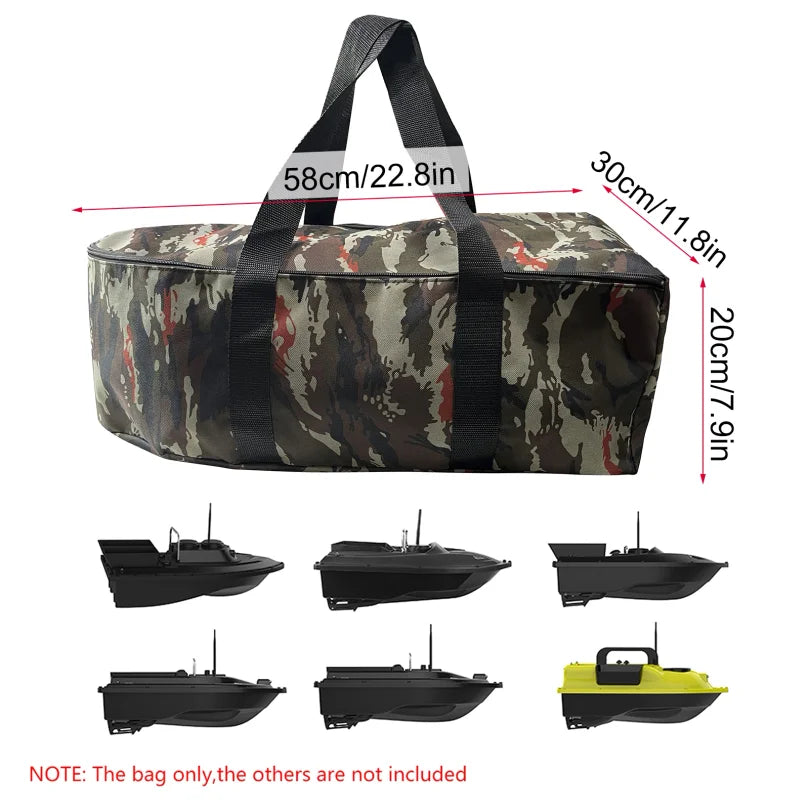 Large Capacity Bait Boat Carry Bag for Bait Boat Water Repellent Fishing Boat Storage Bag Fishing Feeder Bag Fishing Bag Fishing Accessories